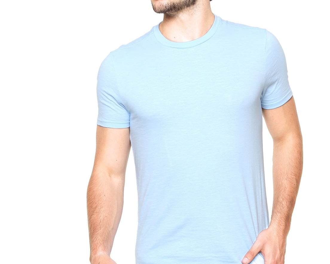 Camiseta Calvin Klein azul slim