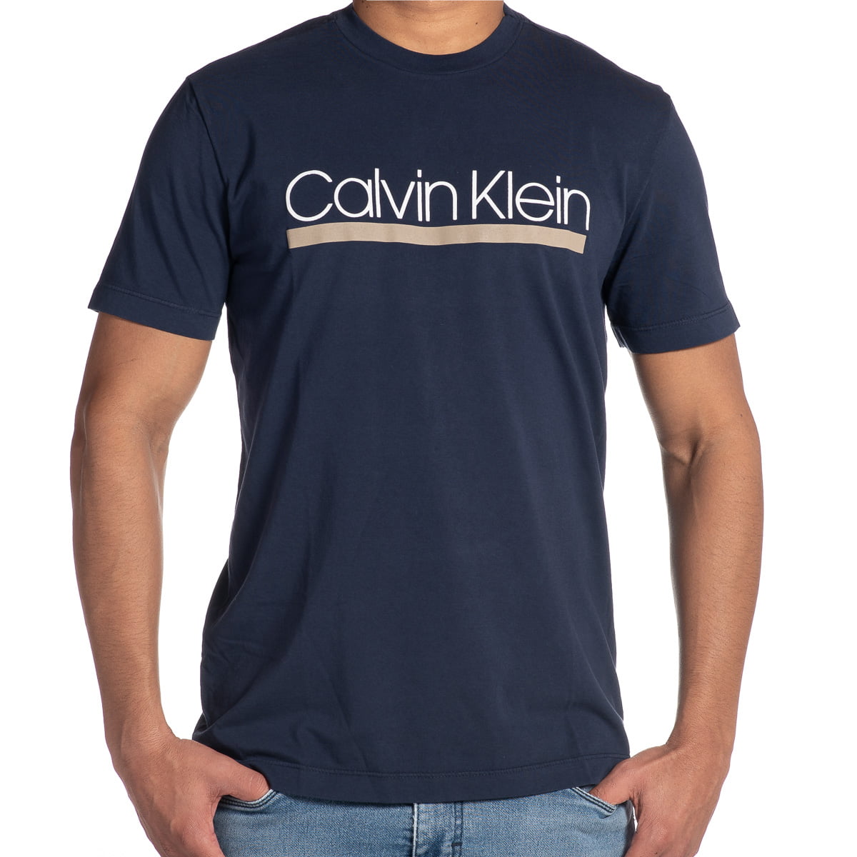 Camiseta Calvin Klein masculina azul marinho