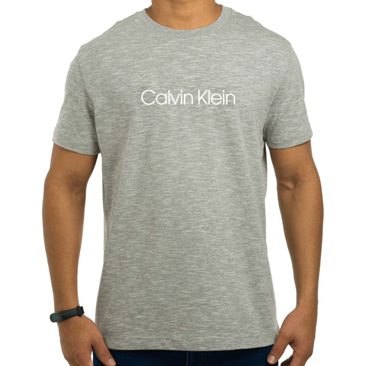 Camiseta Calvin Klein masculina cinza