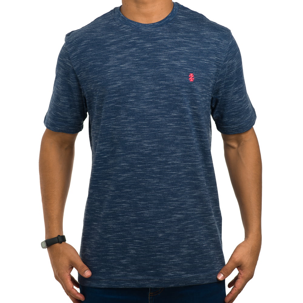 Camiseta Masculina Básica Azul Marinho Izod