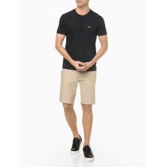 Camiseta Calvin Klein masculina preta básica