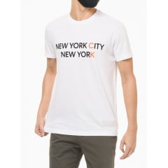 Camiseta Calvin Klein masculina regular New York