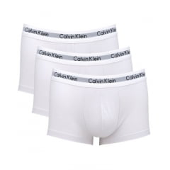 Cueca Calvin Klein branca kit 3 peças
