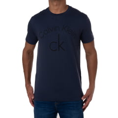 Camiseta masculina azul marinho