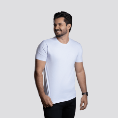 Camiseta masculina branca balones