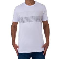 Camiseta masculina branca logo